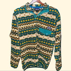 RARE Patagonia Fleece Pullover Synchilla
